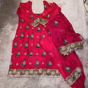 Pink Majenta Salwar Suit